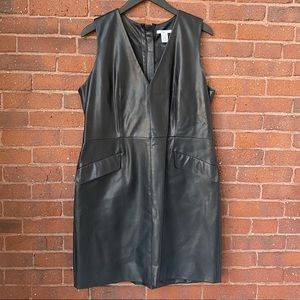 Non leather “leather” dress
